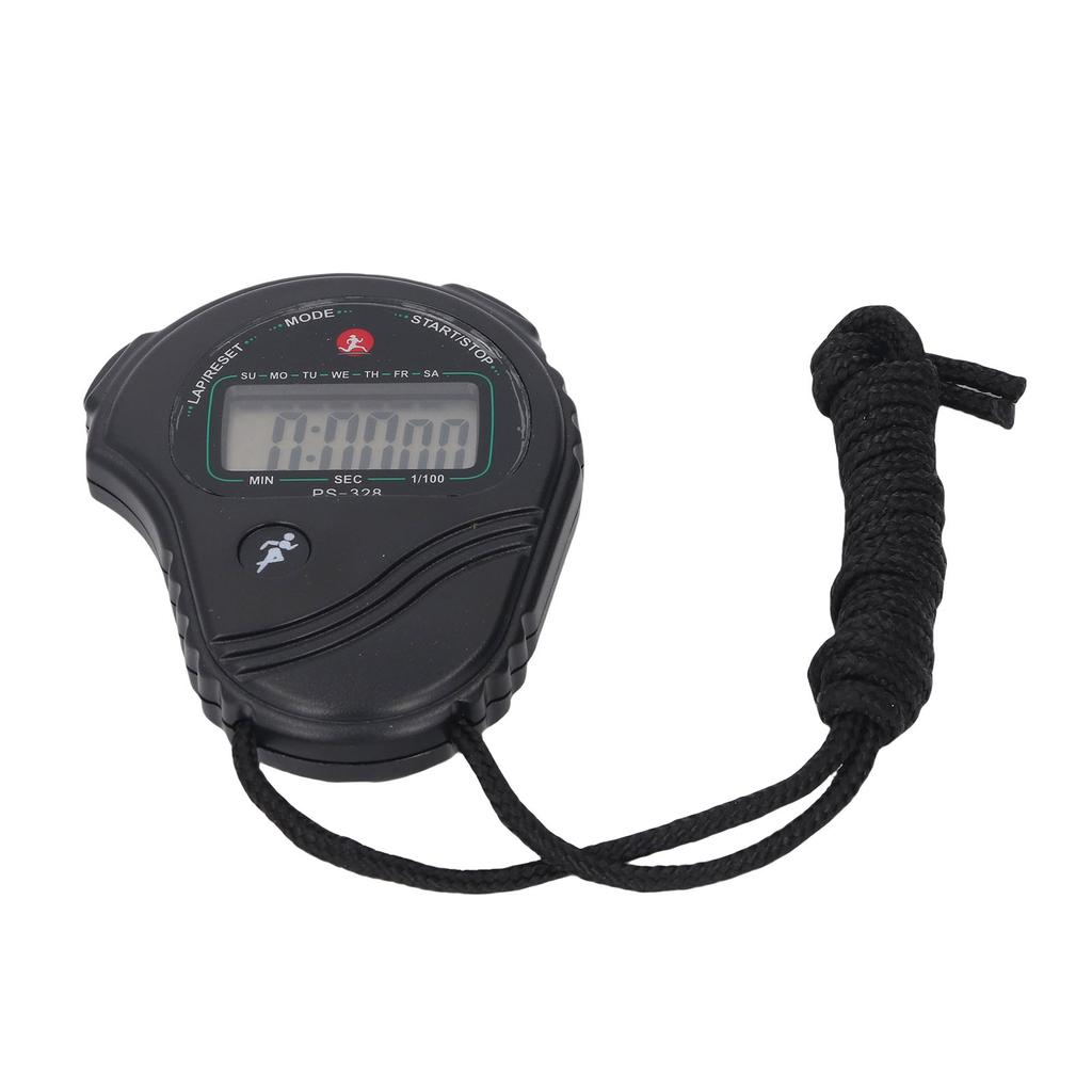 Digital Sports Stopwatch Water Proof Large Display Handheld Stopwatch Timer for Running Football Fitness