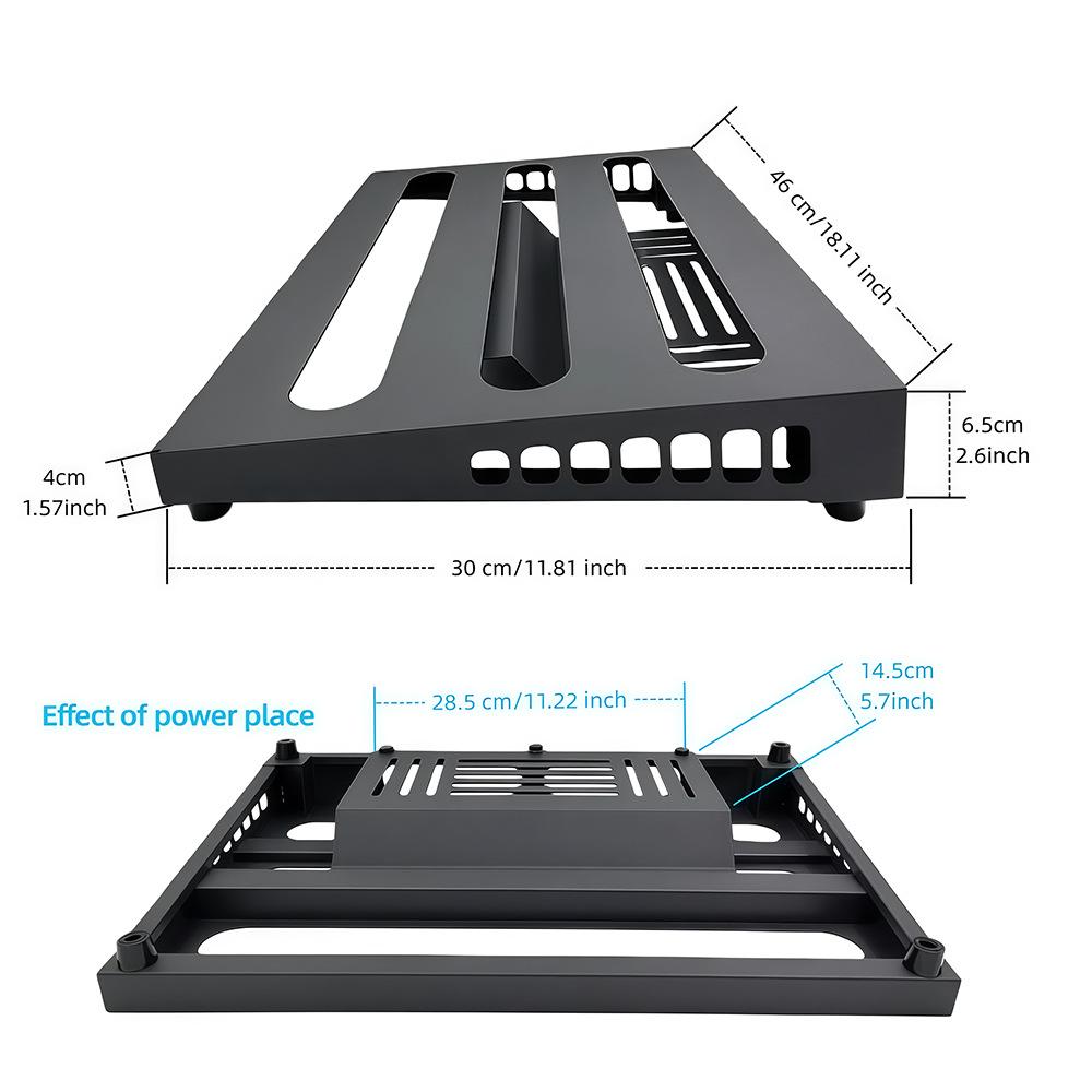 Enhanced Electric Guitar Effects Pedal Board with Stand - Guitar Instrument Accessory
