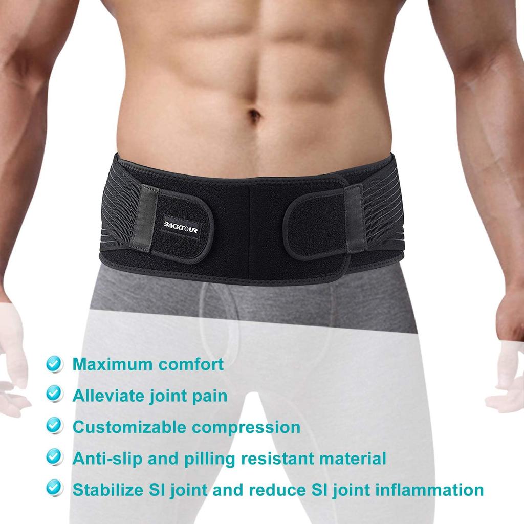 Si Belt Sacroiliac Belt for Women and Men That Alleviate Sciatic, Pelvic,Lower Back and Leg Pain, Stabilize SI Joint,Breathable Anti-Slip Sacroiliac