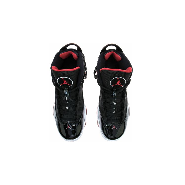 Jordan 6 Rings Black Varsity Red GS 323419-062
