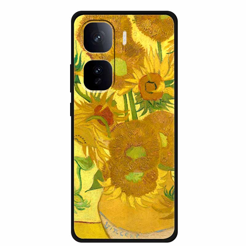 For iQOO Neo 10 Phone Case 3D Relief Emboss Flower Cover for Vivo iQOO Neo 10 Pro plus Silicone Soft Protective Cases Neo10 Pro+