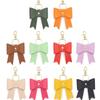 Bow Shaped PU Leather Keychain Bag Pendant Ornament