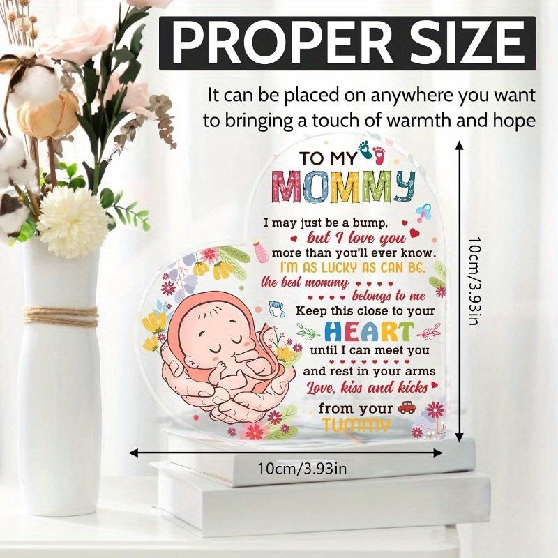 New Mom Gifts for Women, Mom To Be Acrylic Sign Decoration, First Time Mom Gifts Ideas, Best Gift for New Mom Mommy After Birth