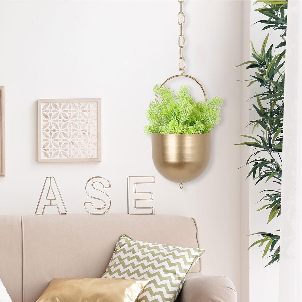 Hanging Planters Modern Hanging Flower Pots Minimalist Hanging Plant Baskets Creative for Indoor Outdoor Garden Balcony