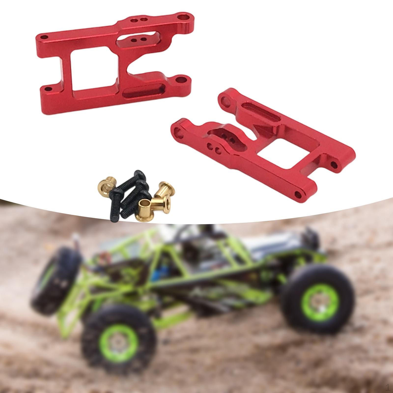 

RC Suspension Arm Metal Front 1/12 Easy to Install Replace Spare Parts Swing red