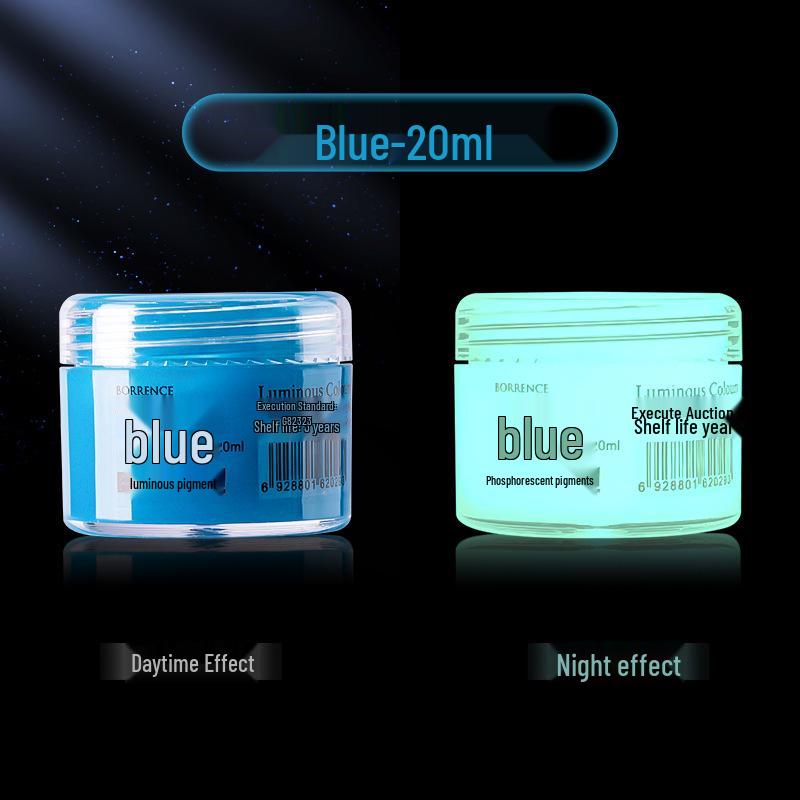 Glow-in-the-Dark Fluorescent Pigment Set for Kids - Perfect for DIY Clothes, Shoes, Plaster Dolls, and Hand-Painted Crafts!