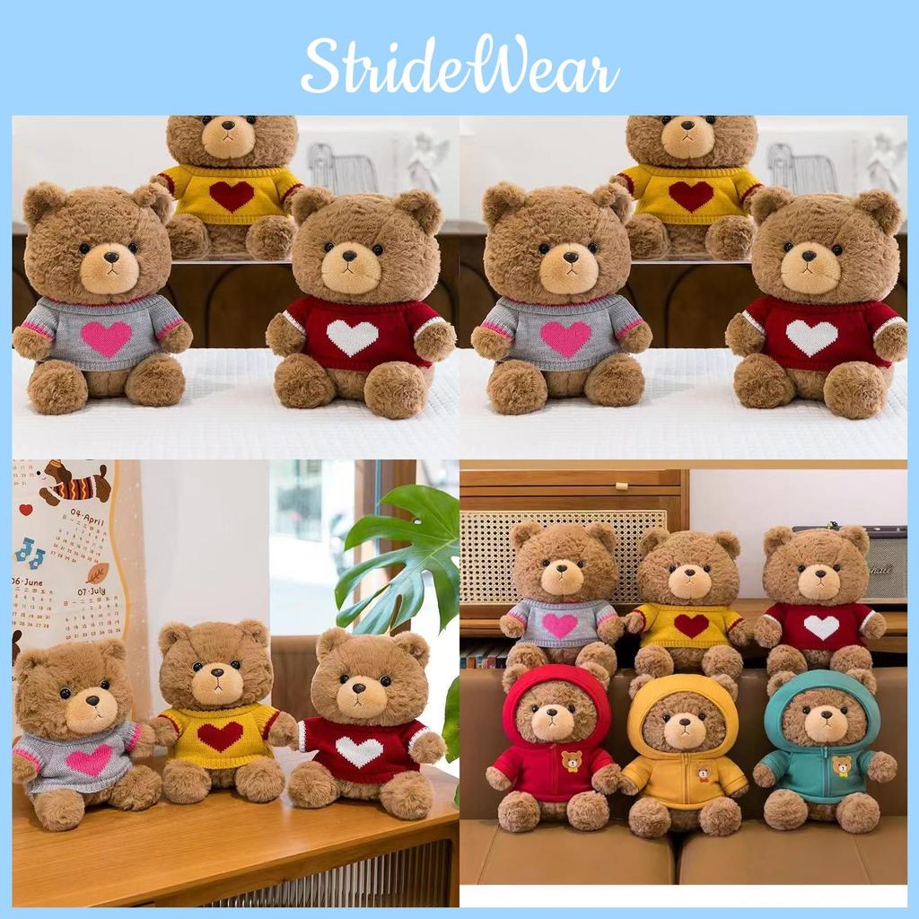Bear Teddy Plush Toy Cartoon Soft Fill Doll Child Room Decoration Gift Holiday