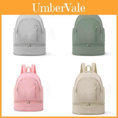 Waterproof Polyester Travel Backpack With Curved Shoulder Straps For Daily Use