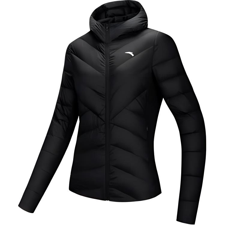 

Anta Athletic Series Slim Fit Comfortable Sports Casual Down Jacket Women Outerwear Basic-Black 962447901-4 M