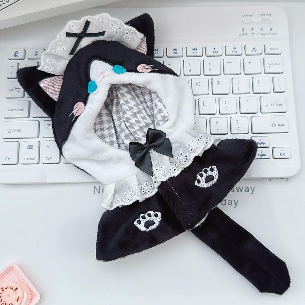 For 17cm Labubu Doll Clothes Fashion Clothes Cloak Doll Clothes Color Match Cape Dolls Accessories Cute Decoration Little Clothes