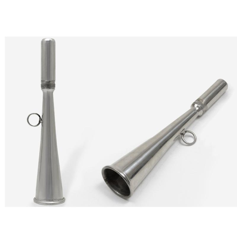 Marine Handheld Foghorn Stainless Steel Loud Air Horn High Decibel Marine Horn for Fishing Boats Yacht Accessories