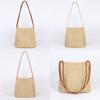 Straw Bucket Bag For Women With Magnetic Closure And Inner Pockets Ideal For Daily Use