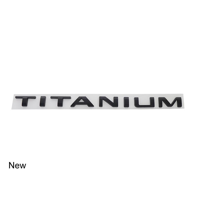 3D TITANIUM for Trunk Nameplate Decal Emblem Badge Sticker