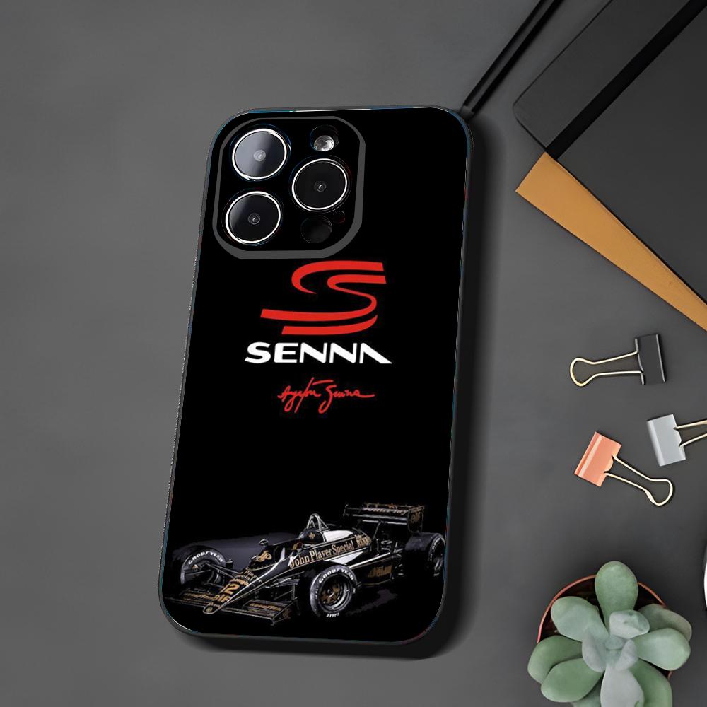 Ayrton S-Senna H-Helmet F-F1 Racing Phone Case For Iphone 15 11 13 14 Pro Max 7 8 Plus X Xr Xs Max Se2020 12mini Cover Case