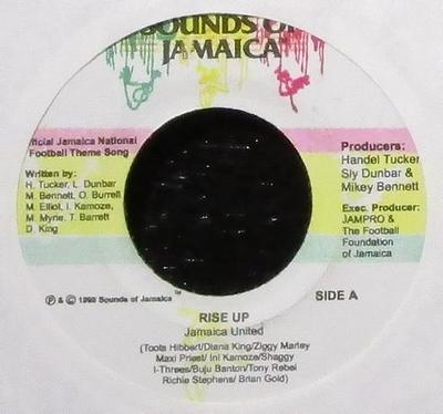 7inch Record JAMAICA UNITED - Rise Up NONE Sounds Of Jamai 1998 Jamaica Reggae, Ska & Dub Used