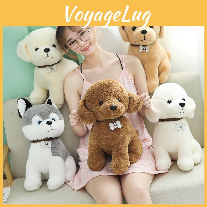 Pug Dog Emulational Bulldog Chihuahua Plush Toy Stuffed Animal Doll Decoration