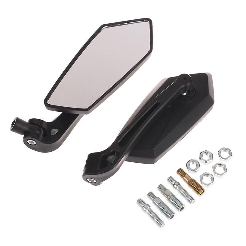 1 Set Abs Plastic Moto Accessories Motorcycle E-Bike Rearview Mirrors Scooter Electrombile Back Side Mirror 8Mm 10Mm