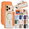 Flip Leather Case for IPhone 17 Promax Air 16 Pro Max 15 Plus 14 13 12 Wireless Charging Card Slots Pocket Phone Cover