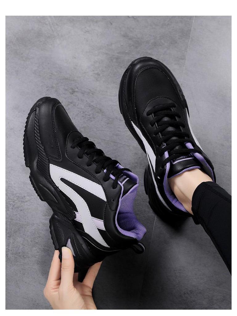 Women's Plus Size Dad Sneakers: Trendy, Height-Boosting, Thick-Soled Sports Shoes (Size 42)