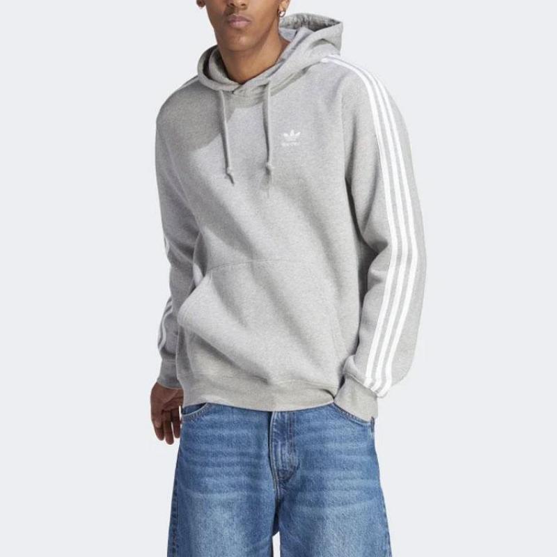 adidas Originals Adicolor Classics 3-Stripes Hoodie Men Hoodies Gray IL2496
