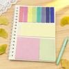 Portable Refillable Notepads Colorful Adhesive Index Label for Student Office Workers Note Taking Office School Supplies