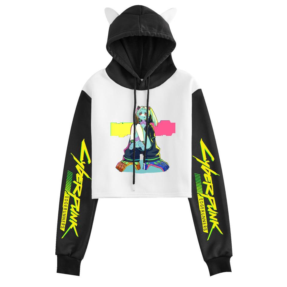 Cyberpunk: Felpa con cappuccio in pile Edgerunners Rebecca - Edizione Autunno/Inverno 2022