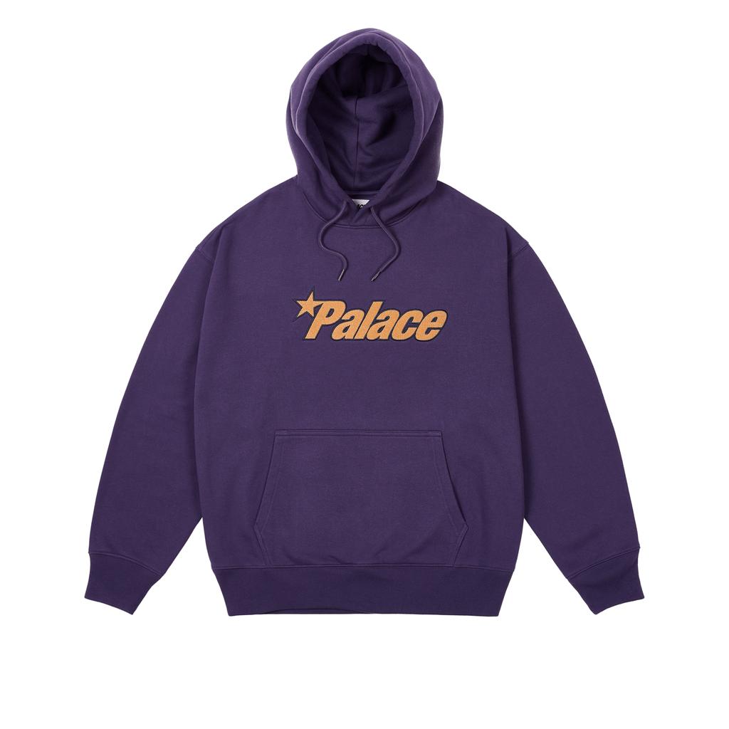 Palace Star Hood Purp Unisex Tops Purple P27CS197