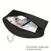 Stealth Hanger-Mounted Storage Pouch-Hidden Wardrobe Organizer for Valuables (Cash/Cards/Phones)Secure Zippered Closet Accessory