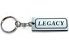 Legacy Double Ring Acrylic Original Keychain Touring Wagon Custom Parts A-501-2 Silver/Black