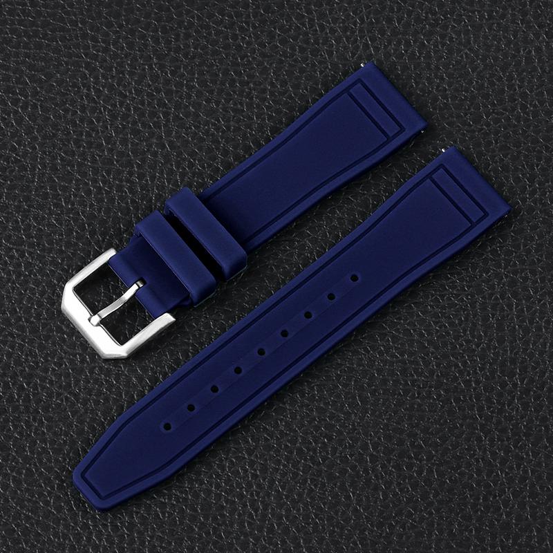 Silicone Watch Straps 20mm 21mm 22mm for IWC PILOT Portugal PORTOFINO Quick Release Rubber Bands Soft Waterproof Sport Bracelets