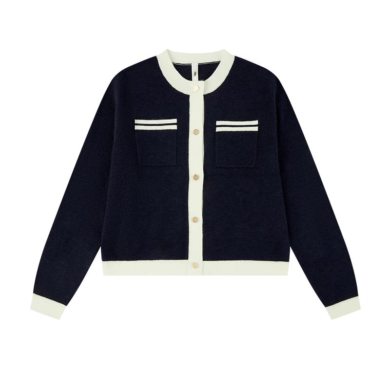 Jordan Women's Elegant Color-Block Cardigan Sweater