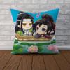 Mo Dao Zu Shi Pillow Case For Car Sofa Decorative Home Doublesided Print Plush Square Throw Pillow Cushion Cover