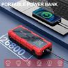 8000A Jump Starter with Air Compressor, 26800mAh, 150PSI Portable Car Battery Booster (12V, All Gas/16L Diesel)