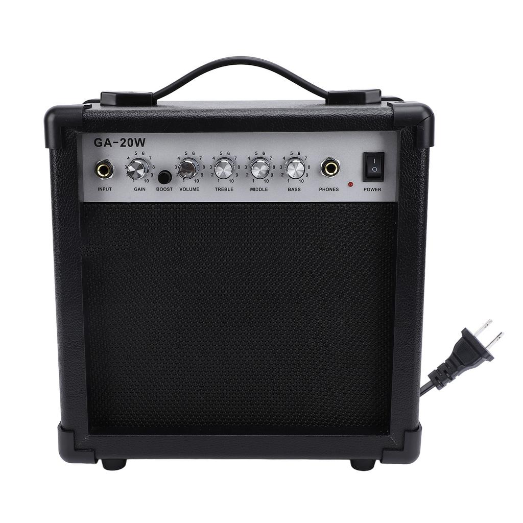 Electric Guitar Amplifier Multifunctional 6 Inch Speaker Portable Practice Guitar Amplifier for Outdoor Live Streaming
