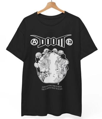Doom Exploiting the Earth T-Shirt | Crust Punk D-Beat Hardcore Music Tee