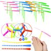 10pcs Bamboo Dragonfly Plastic Group Activity Toys Children Leisure Competition Props Game Souvenirs Kindergarten Gifts TMZ