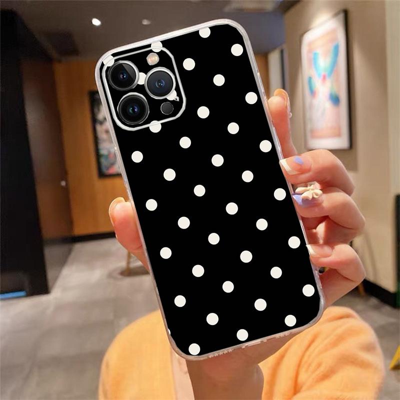 Phone Case For iphone 17ProMax 17 Pro Air 16 15 14 13 Pro Max 16 15 14 13 Pro 15Plus Polka Dots
