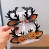 Dark Style Halloween Hair Clips Double Ponytail Side Clip  Halloween Party