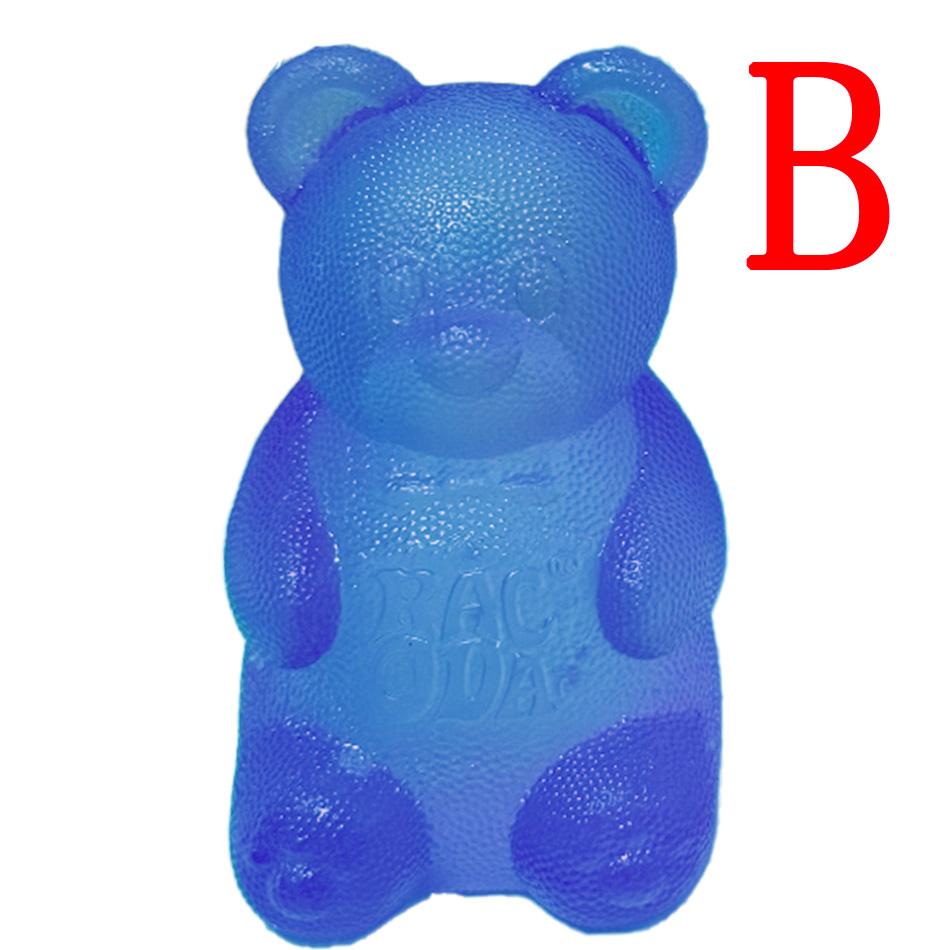 Colorful Dumpling-Shaped Stress Relief Balls Reusable Low Elasticity Decompression Toys Plastic Stress Balls For Relief