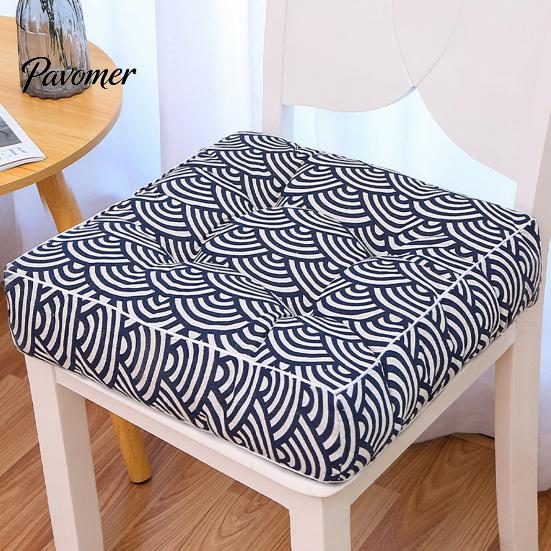 Almohadilla de Asiento para Alivio de la Presión para Estar Sentado Mucho Tiempo, Cojín de Silla Moderno y Elegante, Cuadrado Geométrico Ultrasuave o Cómodo Cojín de Suelo Tatami Planta
