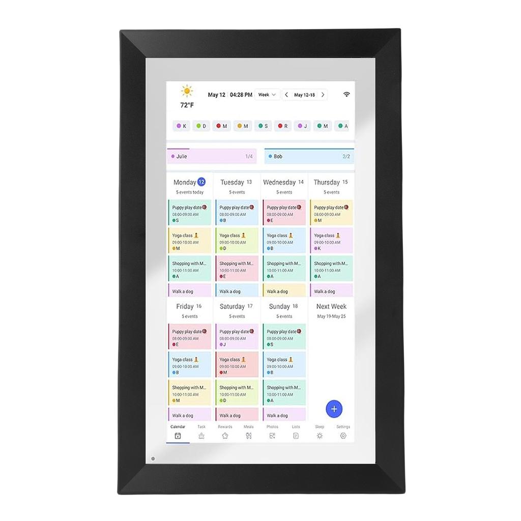 Smart Digital Calendar 1080P 15.6 Inch Touchscreen WiFi Interactive Display Wall Planner Digital Calendar with APP for