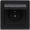 Single socket with grounding IP44, outdoor, hermetic