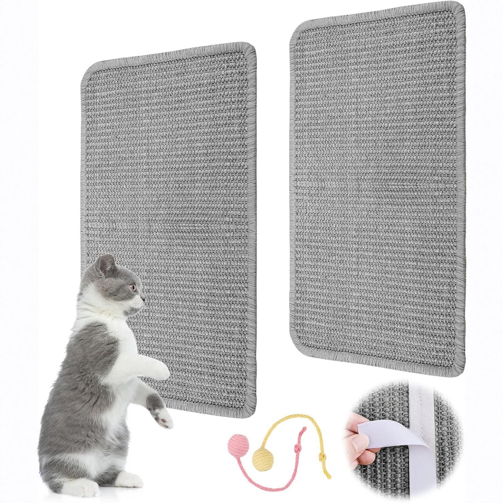 

Защита мебели Коврик-когтеточка Натуральный сизаль Для заточки когтей Дерево для лазания Коврик для туалета Когтеточка One Size