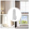 Set Of 20 4 Prongs Folding Hook Stainless Steel Curtain Hook for Heavy Drape and Rail