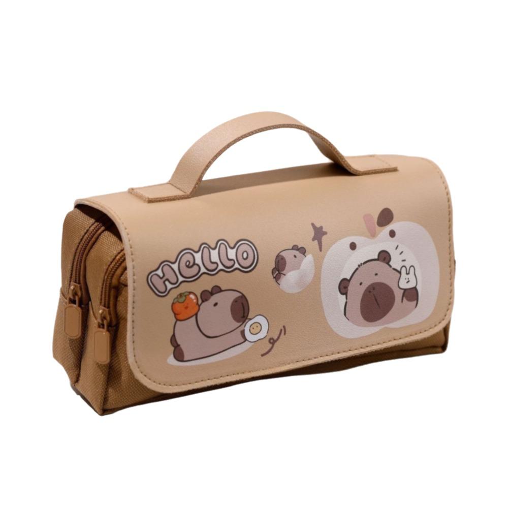Piggy Rabbit Stationery Bag Large Capacity Cartoon Panda Pencil Case  Students Office