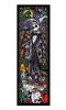 Tenyo In 456 Piece Stained Art Gyutto Series Jigsaw Puzzle Disney Nightmare Before Christmas Stained Glass Service Card Included [Made Japan]