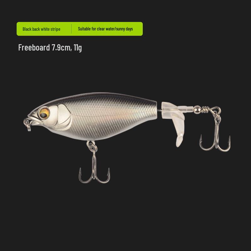 Nălucă Creion Plutitor cu Sistem Elică pentru Lansare Lungă Pescuit de Apă Dulce