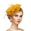 Cappelli da Festa del Tè 3D Grande Fiore Rosa Fascinator Eleganti Fascinator Floreali Cappello Grande Fiore