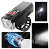 Bike Front Light USB Rechargeable Cycling Safety Front Lamp Waterproof High Brightness Bike Flashlight for Night Riding