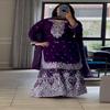 Traditional Purple Sharara Suit for Festive Wear